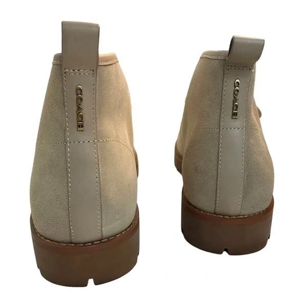 Coach Men’s Desert Boot Suede Leather Color: Sand Size:11.5 NEW.